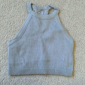 Aerie high neck crop top